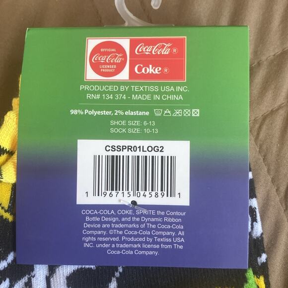 Sprite Unisex Novelty Crew Socks - Picture 4 of 5